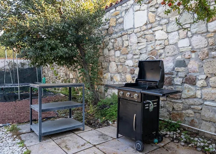 Villa Miniq Homes 103 - Stone House With Garden Cinema, Barbecue, Mini Golf Foça